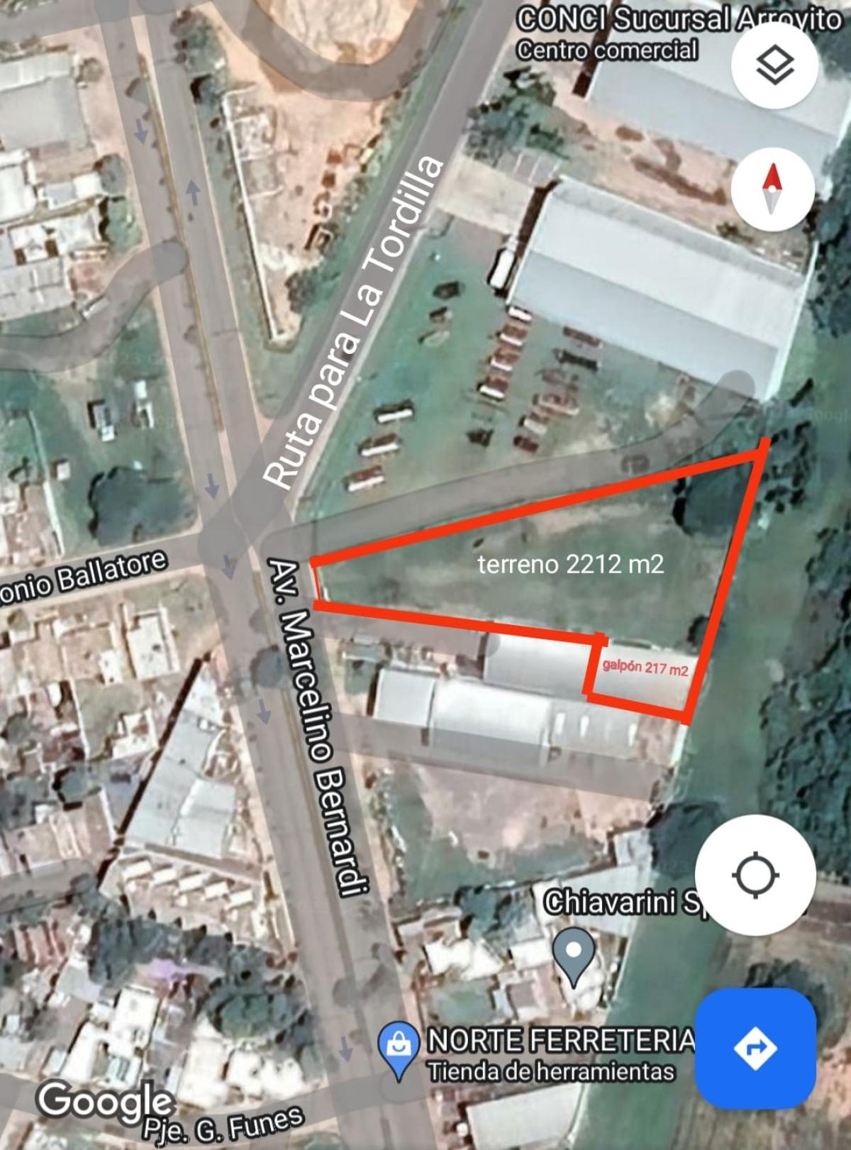 SE VENDE GALPON EN ARROYITO